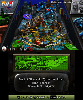 Illustration for article titled Zen Pinball 3D Coming to 3DS via Nintendo eShop This Fall
